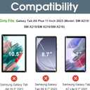 ProCase Smart Case for Galaxy Tab A11+ Plus/A9+ Plus 11 Inch, Slim Stand Hard Back Shell Protective Tablet Cover Folio Case for 11" Galaxy Tab A11+ Plus 2025/A9+ Plus 2023 -Wine