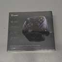 EasySMX D10 Wireless Game Controller  TMR Anti-Drift Joysticks, Dual-Mode Triggers, 1000Hz Polling, Mechanical Buttons, RGB  Bluetooth Gamepad for PC/Switch/Switch2/iOS/Android with Charging Dock (Black)