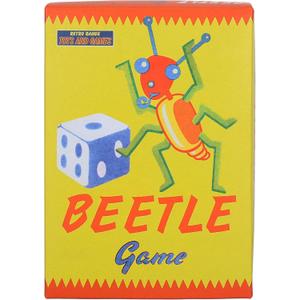 Classic Retro Beetle Dice Game  Educational Bug Building Board Game for Kids & Adults | Family Party Toy | Preschool Learning Insect Game | Ages 3+ | 2-4 Players