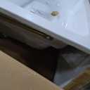 Voltaire 72" x 36" Right-Hand Drain Alcove Bathtub with Apron and Armrest (Glossy White)