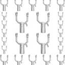 24 Pcs Tree Branch Support Metal Tree Crutch Support Device Leaning Straightening Kit Propping Up Branch Spreaders Fruits Stakes Broom Pole Anchor 0.75" Round Pipe Garden Yard Silver