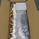 Hioasis 175pcs Clear and Gold Plastic Plates - Elegant Disposable Dinnerware Set Suitable for 25 Guests Include 10.25" Dinner & 7.5" Dessert Plates, Pre Rolled Silverware Set, Cups for Party & Wedding