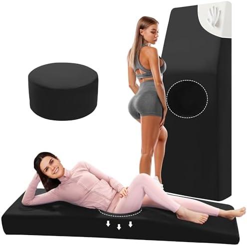 HOMBYS BBL Bed After Surgery for Sleeping with Hole,High Density Foam BBL Mattress with Hole,Brazilian Butt Lift Recovery Pillow After Surgery with Removable Cover (67x22x6.3in)