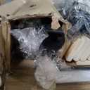 Feonase Queen Size Lift Up Storage Bed Frame, Velvet Upholstered Platform Bed Frame with Wingback Headboard, Hydraulic Storage, No Box Spring Needed, White