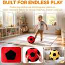 6 Pack Soccer Footbag Balls Soft Plush Fleece Juggling Bags for Adults & Kids Durable 32-Panel Spiral Design Ideal for Foot Coordination, Outdoor Play, Party Favors & Stress Relief.