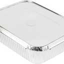 Lids for Oblong Pans - 5lb, Plastic - Case Pack of 240 - For Catering, Storage & Pan Covers