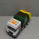 LED Garbage Truck Toy Set Includes Dumpster, Toy Truck with Mode Switch & Volume Control, Trash Vehicle with Lights and Sounds, Automatic Bump & Go Car