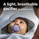 Philips Avent Ultra Air Pacifier - 4 x Light, Breathable Baby Pacifiers for Babies Aged 0-6 Months, BPA Free with Sterilizer Carry Case, SCF085/48 (pastel green / celestial blue)