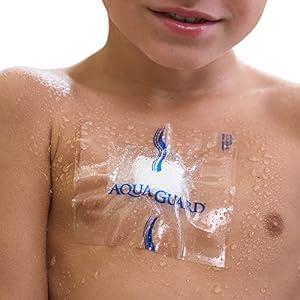 AquaGuard Shower Protection Sheet 2.5 x 2.5" Adhesive Moisture barrier