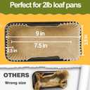 Loaf Pan Liners, 125Pcs Non-Stick Bread Pan Liners, Loaf Pan Parchment Liners, Paper Loaf Pans for Baking, 9x5 parchment paper