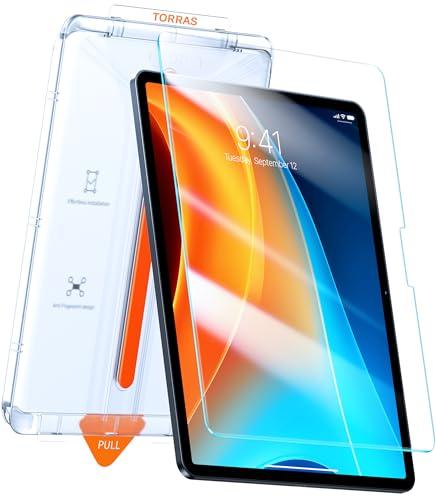 TORRAS for iPad Air 13 Inch Screen Protector M4 2026, M3 2025, M2 2024, Military Grade Shatterproof, TOP 9H+ Tempered Glass, One-Pull Installation, Anti-Scratch, Bubble Free, HD Clarity