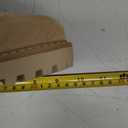 Women's Knee High Boots Tall Fall Wedges Round Toe Comfortable Size Zip with Fashion Buckles Platform Shoes for Women (8, Khaki)