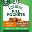Greenies Pill Pockets for Dogs Large Size, Dog Treat Pouch for Capsule Medication, Variety Pack, 7.9 oz. Pouch (EXP 05/31/27)