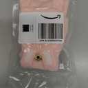 Boyuzcui Kid Fingerless Gloves Convertible Flip Top Winter Warm Half Finger Gloves for Girls Boys 5-10 Year - Pink Bunny