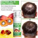 Batana Hair Oil Spray, Promoting Hair Growth, Strengthening Hair | Repairing Frizzy Split Ends, Light & Non-Greasy - for Most Hair Types - 60ML,  BBD:01/05/2028