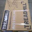 Walking Pad Treadmill with 12% 9-Level Auto Incline, 450 lbs Capacity RGB LED Screen, Bluetooth Speaker Under Desk Treadmill, Compact Treadmills for Home Hiking (Black)