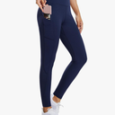 baleaf Women's Fleece Lined Leggings Water Resistant Thermal Winter Warm Tights High Waisted with Pockets Running Gear XL