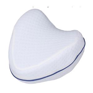 Leg Knee Foam Support Pillow, Washable Removable Memory Foam Knee Pillow for Comfortable Sleep for Pregnant Women (Blue)