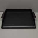 Cast Iron Griddle, Universal Stove Top Flat Griddle Charcoal Gas Grill Pan Insert for Weber Charbroil Nexgrill Replacement Parts Cooking Plate Outdoor Camp Tailgating Teppanyaki Accessory 17" x 13"