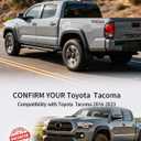 Mud Flaps for Toyota Tacoma with Fender Flares，Complete Front & Rear Splash Guards Set (2016-2023)
