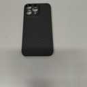 RIZZ Real Carbon Fiber Case for iPhone 13 Pro Aviation Grade Materials Slim Aramid Fiber Cover Ultrathin Phone Cases Super Tough for Men Drop Protection (Black)