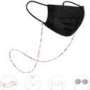 humlbird Mask Lanyard Eyeglasses Chain Healing Crystal Beaded Sunglasses Chains with Pearl for Women