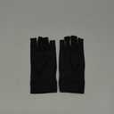 Copper Arthritis Compression Gloves Women Men Relieve Hand Pain Swelling and Carpal Tunnel Fingerless for Typing, Support for Joints, Small (Small (1 Pair), Black)