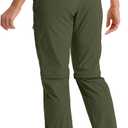 Women's Hiking Pants Convertible Quick Dry Stretch Lightweight Zip-Off Outdoor Fishing Travel Safari Pants, US 27