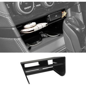 Center Console Organizer Compatible with Subaru Forester 2019 2020 2021 2022 2023 2024 Accessories, Middle Console Storage Box Insert Tray Secondary Compartment Charging Hole (NOT for XT)