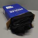 MIULEE Black Sheer Curtains 102 Inches Long 4 Panels Set, Light Filtering Rod Pocket Drapes for Living Room and Bedroom, Airy Soft Breathable Voile Window Treatments, 42W x 102 Inches