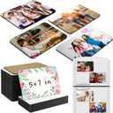 Flutesan 32 Pcs Large Sublimation Magnet Blanks Personalized Refrigerator Sublimation Blanks Include 16 Rectangle Blanks 16 Fridge Magnets for Office Kitchen Microwave Car Wall Decoration (5 x 7 Inch)