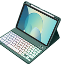 Akkerds for iPad A16 Case with Keyboard  7 Colors Backlit Keyboard for iPad 10th Generation/iPad Air 11 Inch  Wireless Folio Cover for iPad Air 10.9 Inch/iPad Pro 11 Inch 2022/2021/2020 (Green)