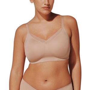 Thirdlove 24/ 7 Classic Wireless Crossover Minimizer Bra, Taupe - 40G