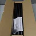 Curtain Rods 36-91 Inch, Black 1 Inch Adjustable Heavy Duty Curtain Rods for Windows, Decorative Modern Window Treatment Rod, Telescopic Splicing Metal Drapery Pole, Easy Installation