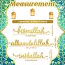 Qunclay 24 Pcs Ramadan Decorations for Table Wooden Islamic Decor Mubarak Plate Setting Plate Sign Bismillah Inshallah Alhamdulillah Sign Wooden Letter Eid Tabletop Sign for Home Decor (Gold)