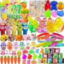 127Pcs Easter Egg Fillers, Easter Party Favors, Easter Egg Stuffers, Easter Basket Stuffers for Kids Girls Boys, Easter Gifts, Easter Toys, Treasure Box Toys, Classroom Prizes, Goodie Bags Stuffers