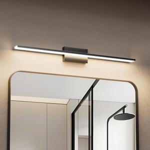 Modern LED Bathroom Vanity Light,40inch (39.76'') 36W 3300 Lumen Dimmable Powder Room Light Fixtures Over Mirror,5CCT Vanity Lights for Bathroom, ETL Certified,Slim Rectangular Bar