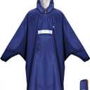ANYOO Hooded Rain Poncho for Adults Waterproof Lightweight Rain Coat for Men Women Reusable Rain Jacket for Emergency Outdoor