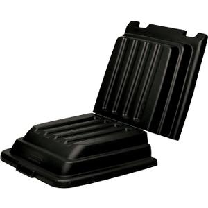 Rubbermaid Commercial Products Rotomolded Tilt Truck Lid, 1 Cu Yd Keeps Materials Secure, Conceals Loads Without Reducing Capacity, for Distribution Centers/Warehouse/Manufacturing/Office