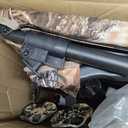 Hunting Chair with Removable Camouflage Cover, 360 Degree Silent Swivel Hunting Seat with Adjustable 4 Legs Height and Armrests, Tool-Free Foldable Ground Blind Chair, Portable Seat