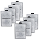 8 Pack PF-S Filter Cartridges Compatible with Silenstream PF10 Power Filters, Remplacement Aquarium Carbon Cartridge with Zeolite