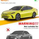 in-Channel Window Rain Guard for Fit for Toyota Camry 2025-2026 Rain Guards Side Window Visors Low Profile Vent Visor Window Deflectors Vent Shades Car Accessories