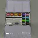 ARTISTRO Metallic Watercolor Paint Set - 12 Colors, Travel Set with Metallic Paints, Perfect for Kids and Adult Beginners