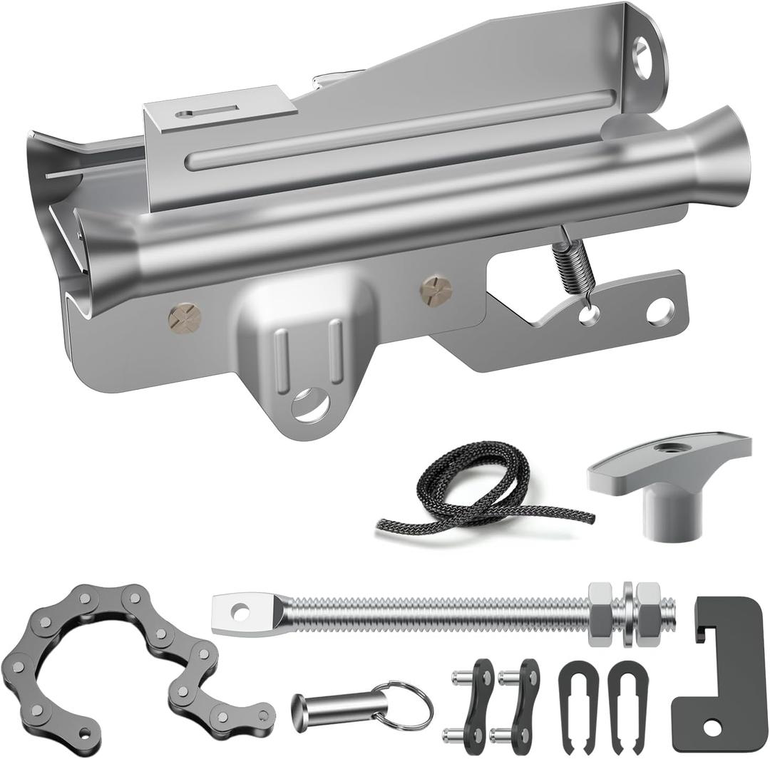 41A3489 Garage Door Opener Carriage, Complete Chain Drive Trolley Assembly Replacement Parts, Fits Liftmaster, Chamberlain, Sears Craftsman Garage Door Openers That utilize a T-Rail Assembly, Silver