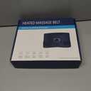 Cordless Heating Pad for Back Pain Relief, Heated Back Belt Abdomen Warmer Lumbar Support, Lumbar Massaager with Heat (Gray)