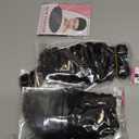 Curly Bundles Human Hair Short Kinky Curly Hair Weave 4 Bundles Brazilian Virgin Human Hair Natural Black Color 50g/bundler (8 Inch)