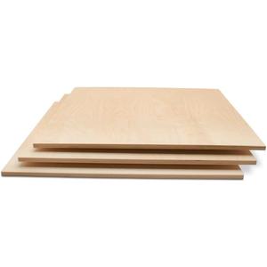 Baltic Birch Plywood 24 x 24 x 3/4 Inch - 18 mm Craft Wood, B/BB Grade, Stronger Than Basswood Sheets or Balsa Wood, Perfect for Laser, CNC Cutting, Wood Shelves, by Woodpeckers