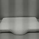 Derila Cervical Queen Size Pillow for Sleeping - Support Pillow for Side, Back, Stomach Sleepers - Contour Best Bed Pillows for Sleeping (1 Pillow | White)