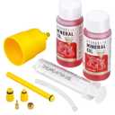 Brake Bleed Kit for Shimano Hydraulic Brakes, Brake Fluid Change Hydraulic Kits, Including High Performance Brake Fluid Mineral Oil 120ml