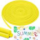 Frienda 5/8 Inch x 40 Ft Foam Noodles for Crafts Versatile Pool Noodles Foam Tubes Cylinder Rods for Modeling, DIY Arts and Crafts Supplies (Yellow)
